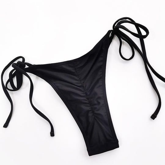 Damen Triangel-Bikini mit verstellbaren Bindebändern und komfortablem Schnitt EB