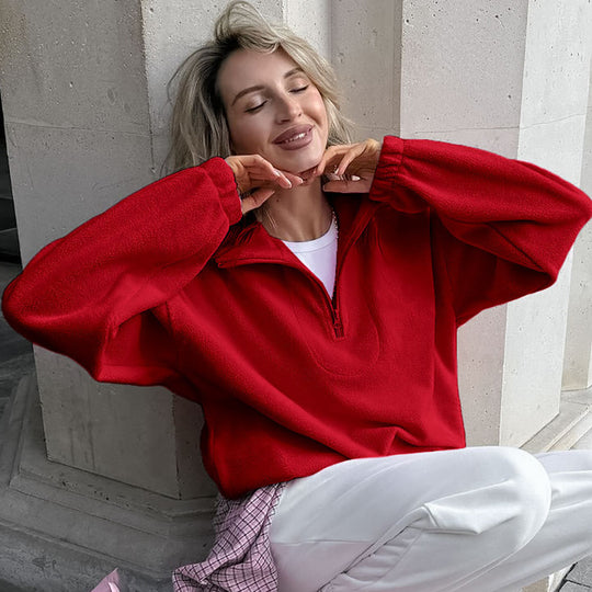 Damen Fleece Pullover EB