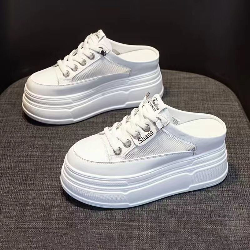 Damen Plateausneaker mit Mesh-Einsätzen EB