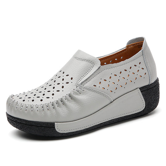 Damen Komfortable Slip-On Sneakers mit anpassungsfähiger Sohle EB