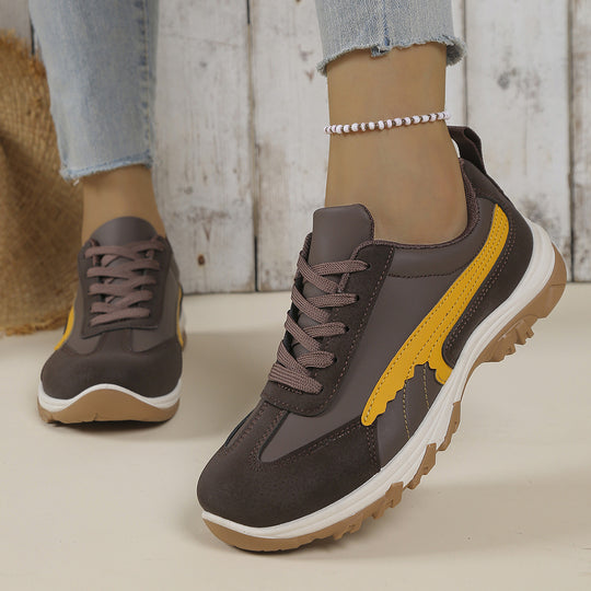 Damen sportliche Sneaker mit rutschfester Sohle und atmungsaktivem Obermaterial EB