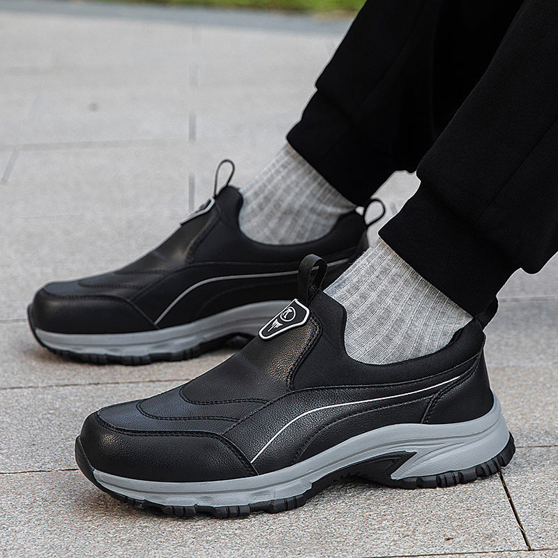 Damen leichte Slip-On Laufschuhe mit rutschfester Sohle EB