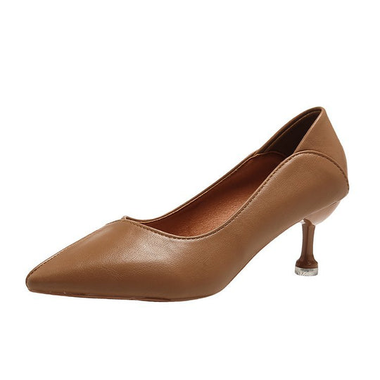 Damen elegante Spitzen Pumps mit einzigartigem Absatz EB