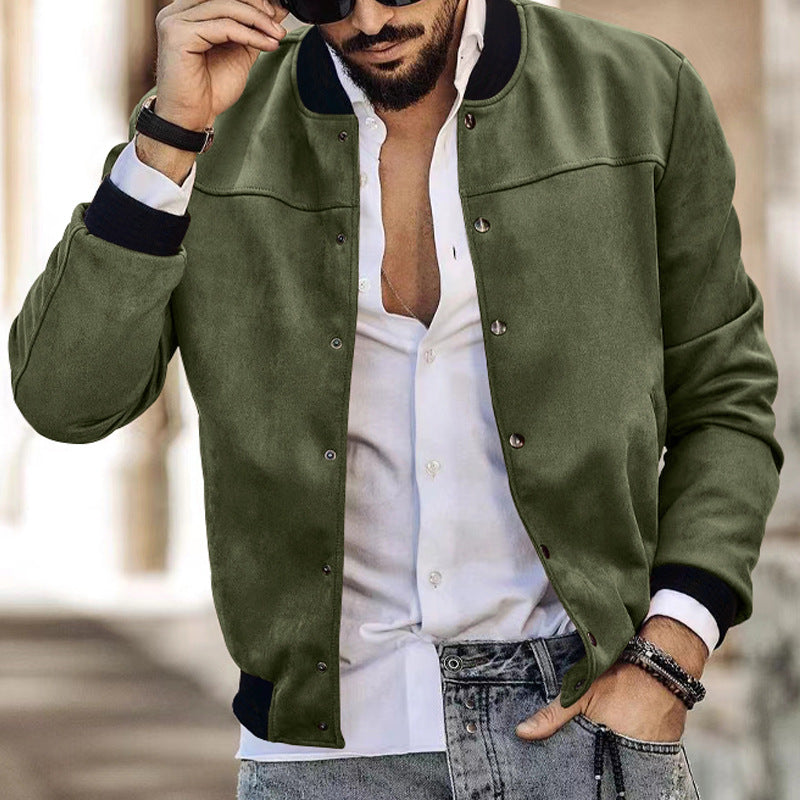 Herren Sportive Bomberjacke mit praktischen Taschen und elastischen Bündchen EB