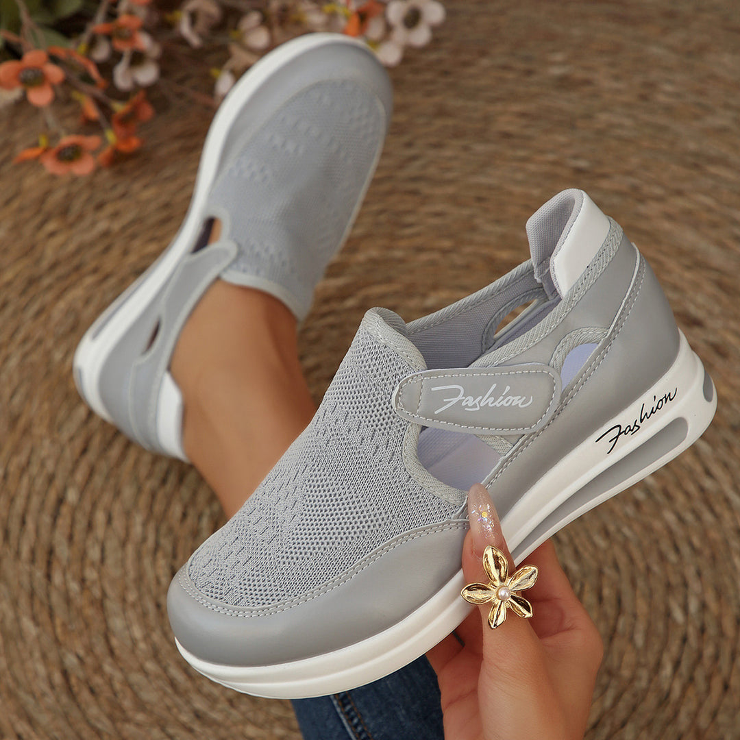 Damen Komfortable Slip-On Sneakers EB