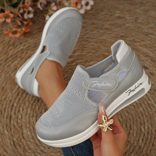 Damen Komfortable Slip-On Sneakers EB