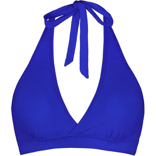 Damen Triangel-Bikini-Oberteil mit tiefem V-Ausschnitt und verstellbaren Trägern EB