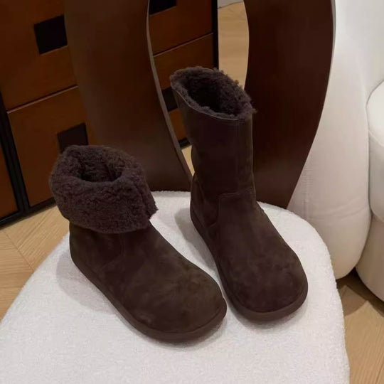Damen Winterboots mit kuscheligem Innenfutter und rutschfester Sohle EB