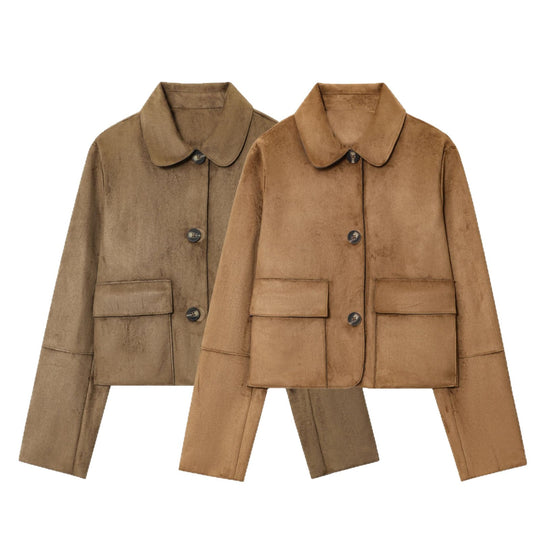 Damen Kurzjacke mit praktischen Taschen EB