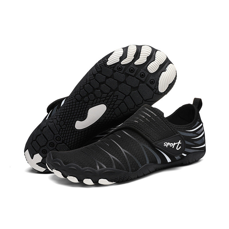 Damen rutschfeste Wasserfreizeitschuhe mit elastischem Schnellschnürsystem EB