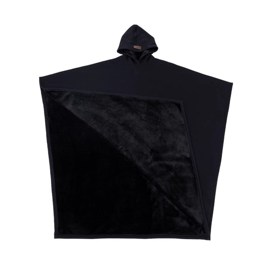 Unisex nan Kapuzen-Poncho Kuscheldecke mit weichem Futter und großzügigem Oversize-Schnitt EB