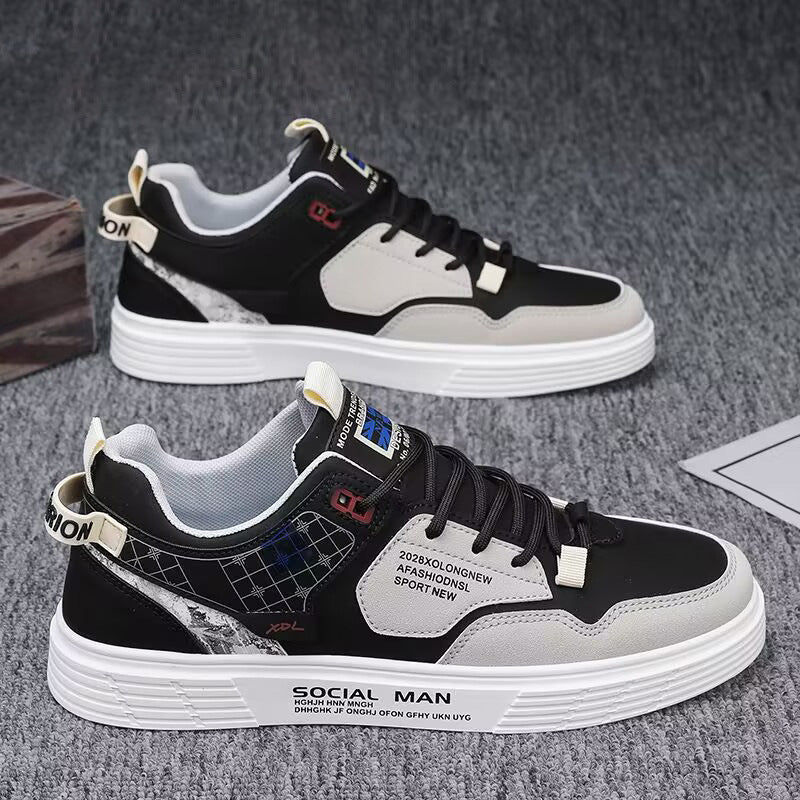 Herren Sportliche Lifestyle-Sneaker mit modischem Design und rutschfester Sohle EB