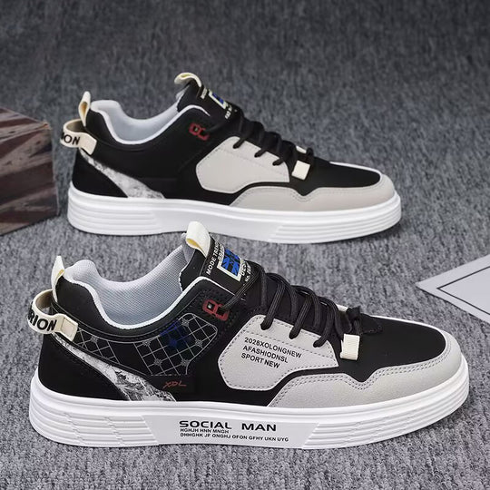 Herren Sportliche Lifestyle-Sneaker mit modischem Design und rutschfester Sohle EB