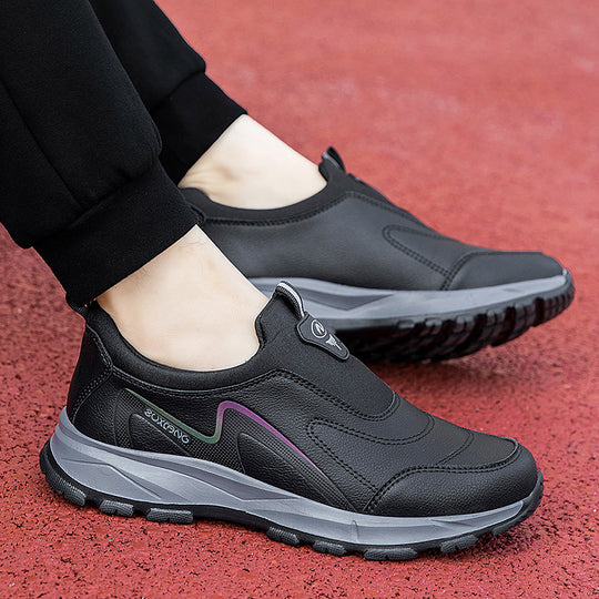 Damen Leichte Slip-On Fitnessschuhe mit rutschfester Sohle EB