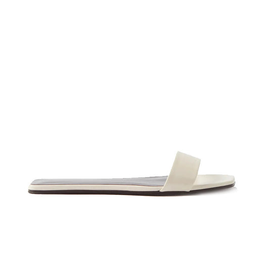 Damen Modische Slides mit breiter Riemenfront EB