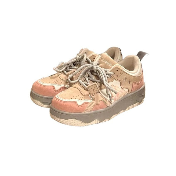 Damen Sportliche Sneaker mit angesagtem Obermaterial und ergonomischer Sohle EB