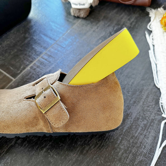 Damen Mollettenschuhe mit verstellbarem Riemen EB