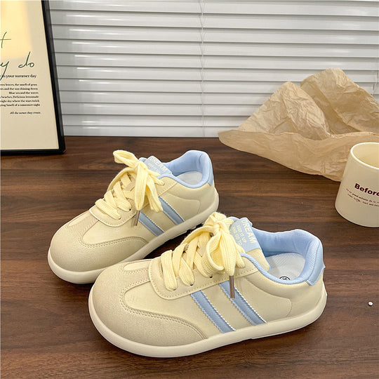 Damen Sportliche Sneaker mit atmungsaktivem Mesh-Obermaterial und flexibler Sohle EB