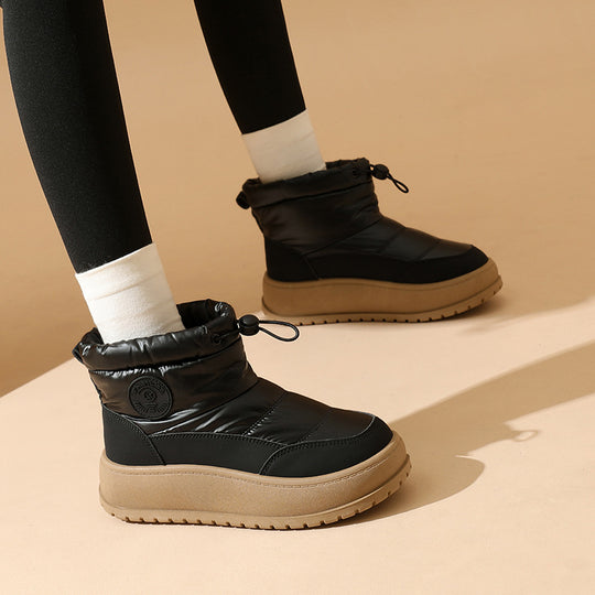 Damen Winterliche Stiefel mit dämpfendem Sohlenprofil und elastischem Schaft EB