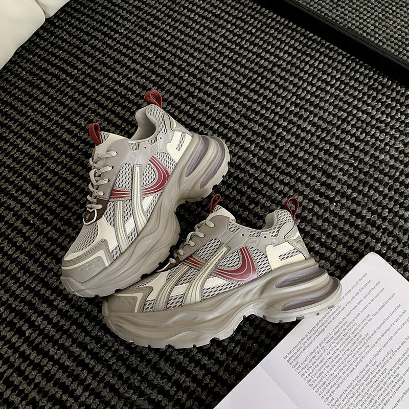 Damen Sportliche Lauf Sneakers mit atmungsaktiver Mesh-Oberfläche und komfortabler Dämpfung EB