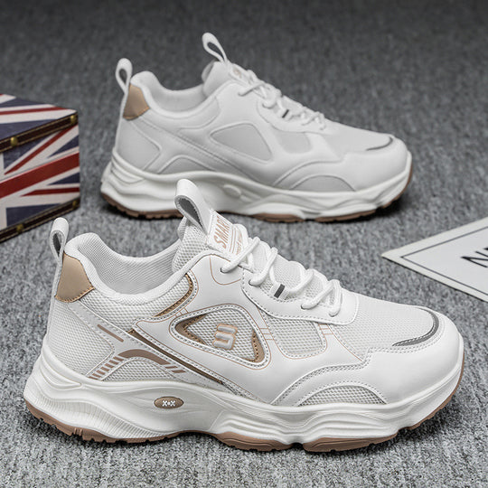 Damen Sportliche Sneakers mit atmungsaktivem Mesh-Obermaterial und rutschfester Außensohle EB