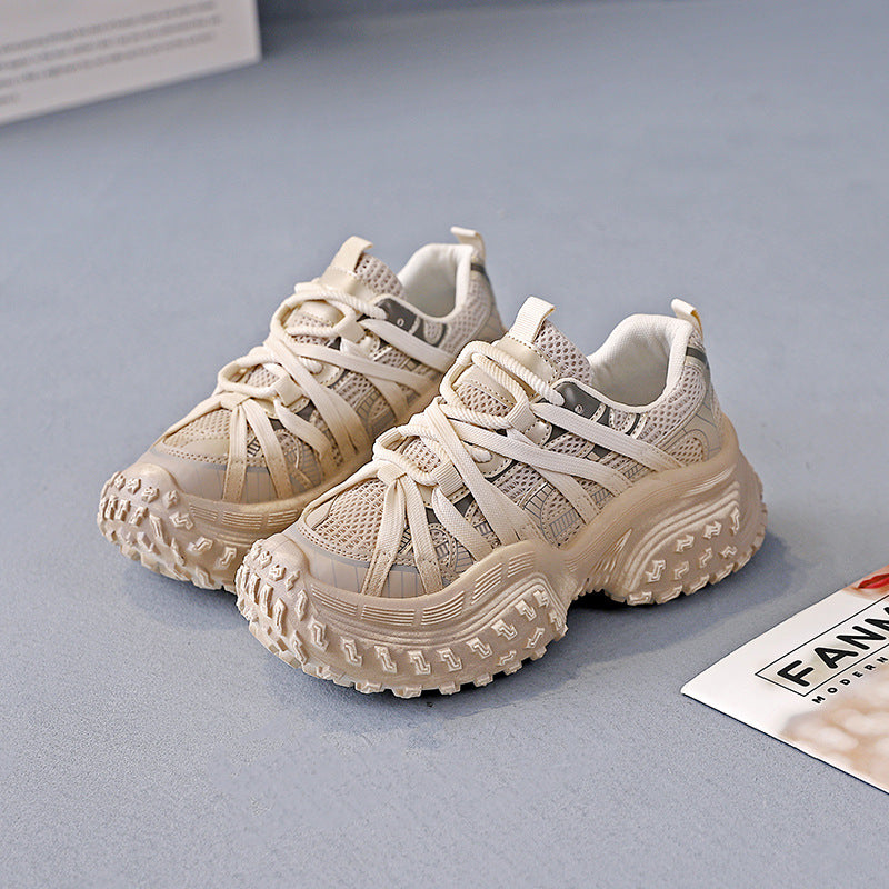 Damen Sportliche Freizeitsneaker mit innovativem Schnürsystem und rutschfester Sohle EB