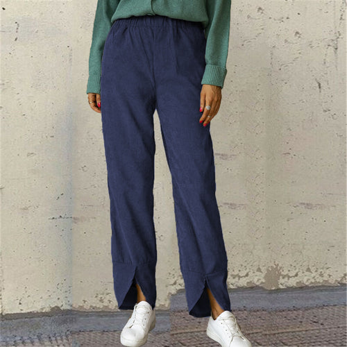 Damen Freizeithose mit sportlichem Schnitt und elastischem Bund EB