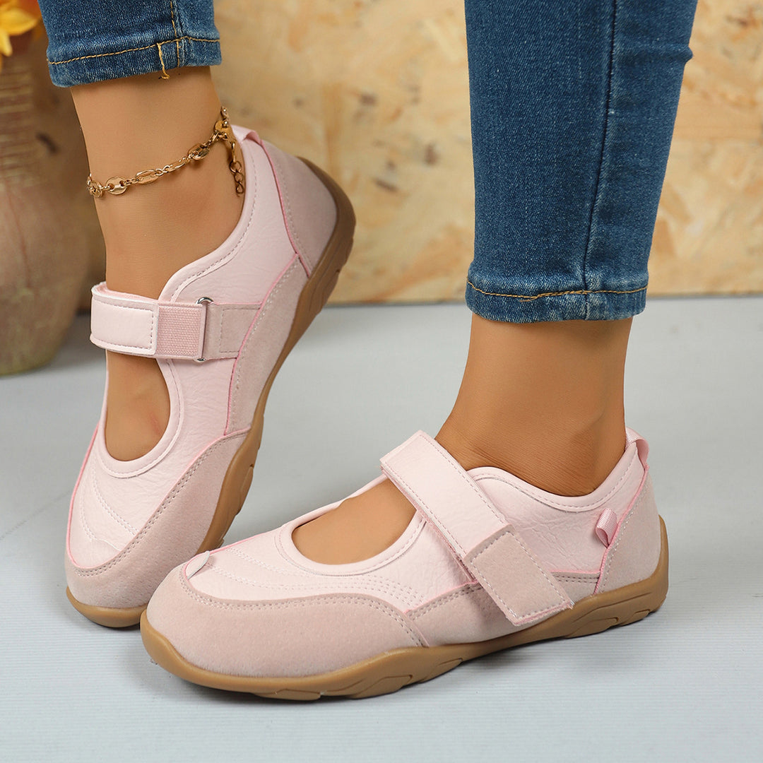 Damen orthopädische Komfortschuhe mit verstellbarem Klettverschluss EB
