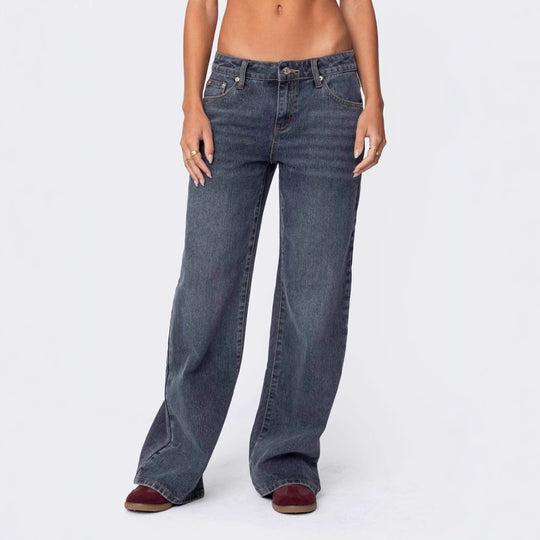 Damen Weite Jeanshose EB