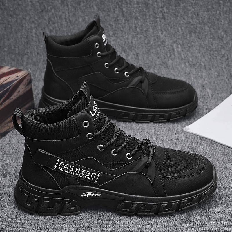 Herren robuste hochgeschnittene Utility-Boots mit Cordura-Einsätzen verstärkter Zehenkappe und stoßdämpfender Offroad-Sohle EB