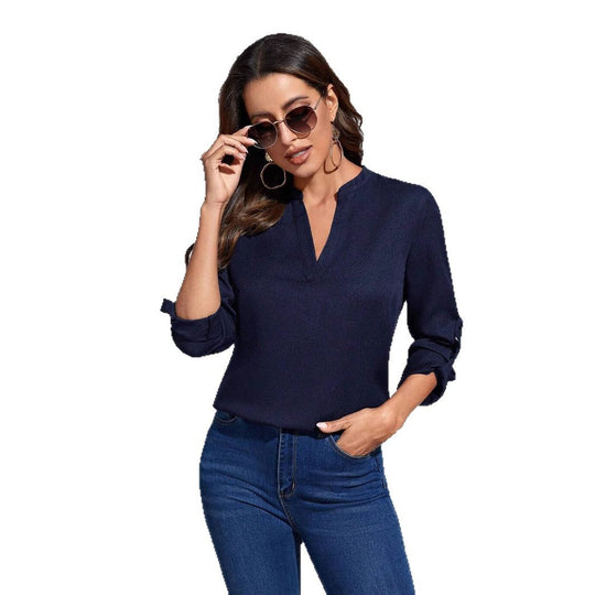 Damen Elegantes und modernes Blusenshirt EB