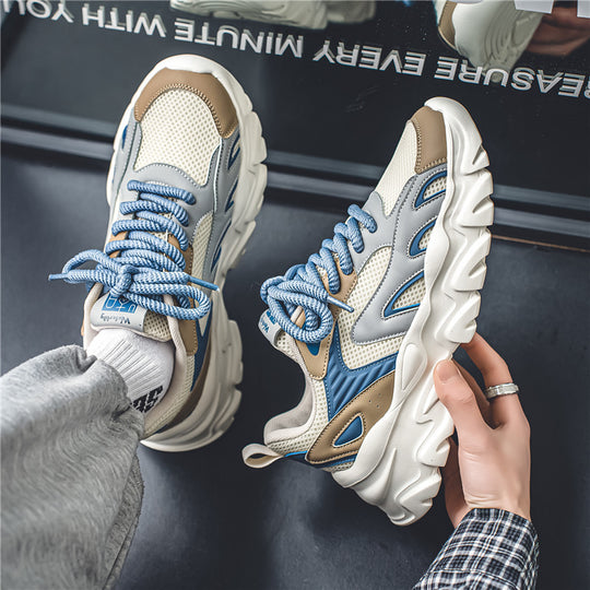 Damen Modische Sneakers mit stoßdämpfendem Design und atmungsaktiver Mesh-Oberfläche EB