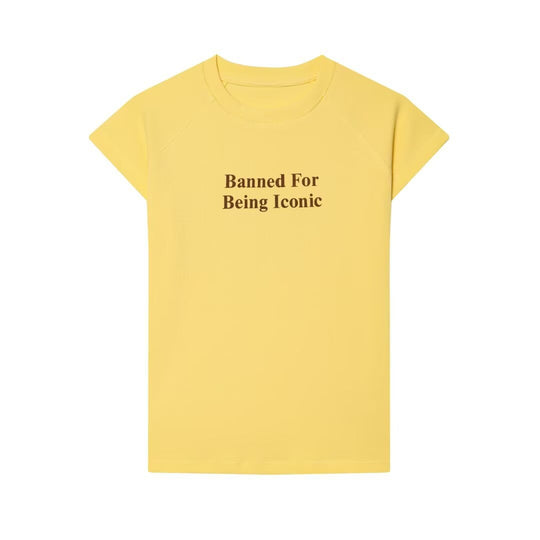 Damen T-Shirt mit modernem Schriftzug und lässigem Schnitt EB