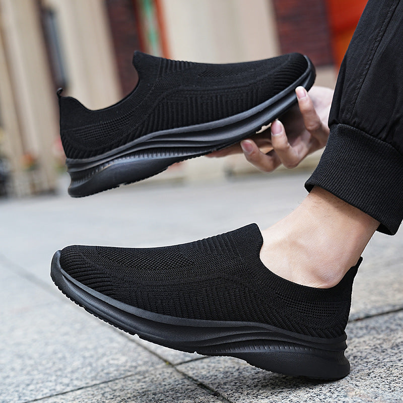 Damen Komfortable Slip-On Sneakers mit atmungsaktiver Mesh-Konstruktion EB