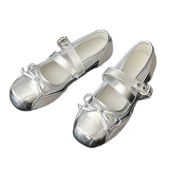 Damen Ballerinas mit modischen Schnallen und elegantem Design EB