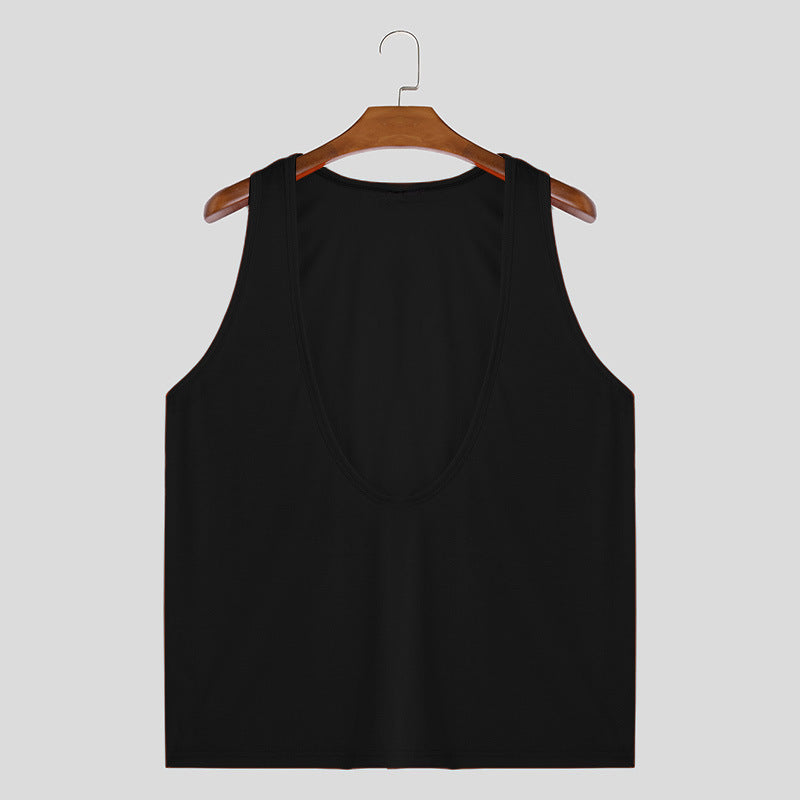 Herren Sportliches Ärmelloses T-Shirt aus atmungsaktivem Material EB