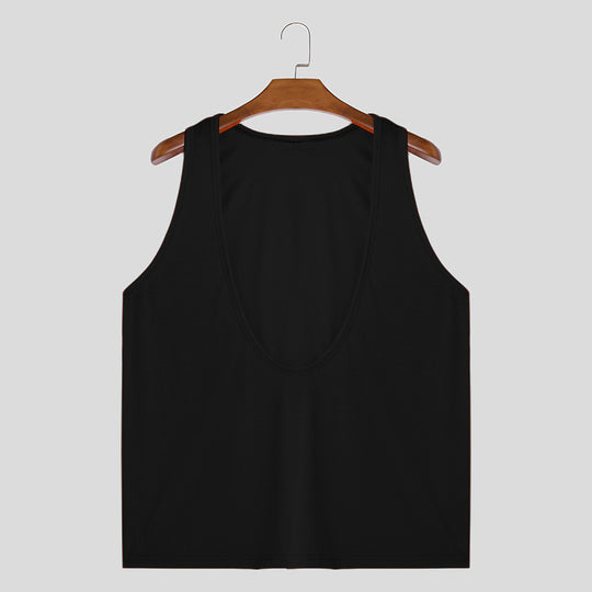 Herren Sportliches Ärmelloses T-Shirt aus atmungsaktivem Material EB