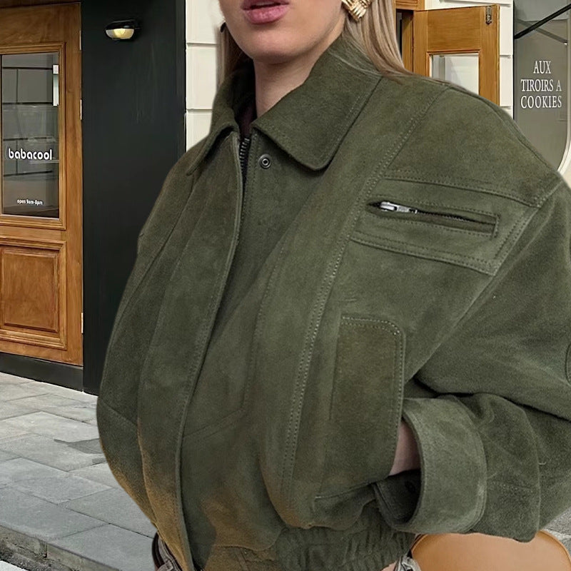 Damen Übergangsjacke im aufregendem Oversized-Design mit eleganten Details EB