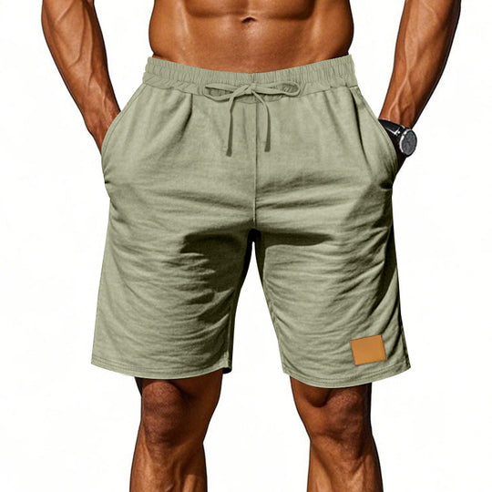 Herren nan Kordelzug-Bermuda aus weichem Baumwollmix mit elastischem Bund und Seitentaschen EB