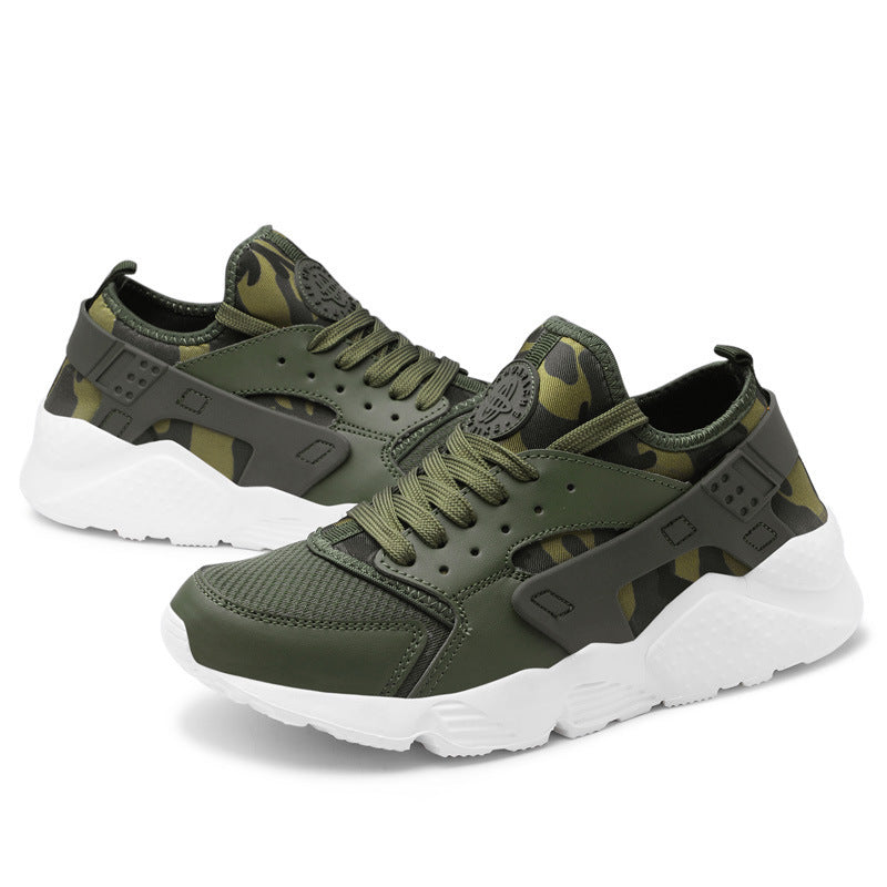 Damen sportliche Sneaker mit atmungsaktiver Oberflächenstruktur und rutschfester Sohle EB