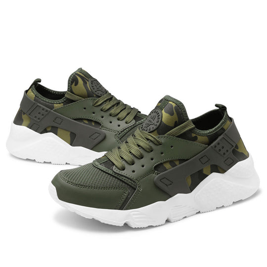 Damen sportliche Sneaker mit atmungsaktiver Oberflächenstruktur und rutschfester Sohle EB