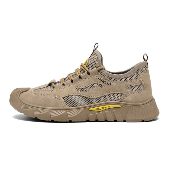 Damen Sportliche Sneakers mit atmungsaktivem Mesh-Obermaterial und rutschfester Sohle EB