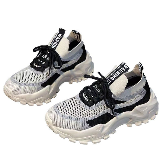Damen Atmungsaktive Sneakers mit sportlicher Struktur EB