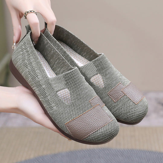 Damen Leichte und atmungsaktive Freizeitschuhe mit elastischem Einschnitt EB