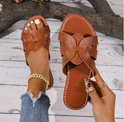 Damen Elegante und bequeme Riemchen-Sandalen EB