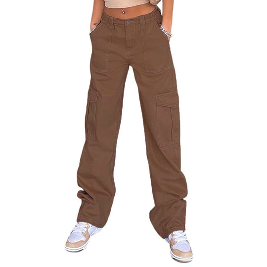 Damen Cargo-Hose mit lässigem Schnitt und praktischen Seitentaschen EB
