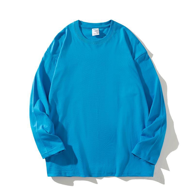 Damen vielseitiges Langarm-T-Shirt aus hochwertiger Baumwolle EB