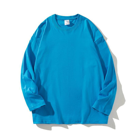Damen vielseitiges Langarm-T-Shirt aus hochwertiger Baumwolle EB