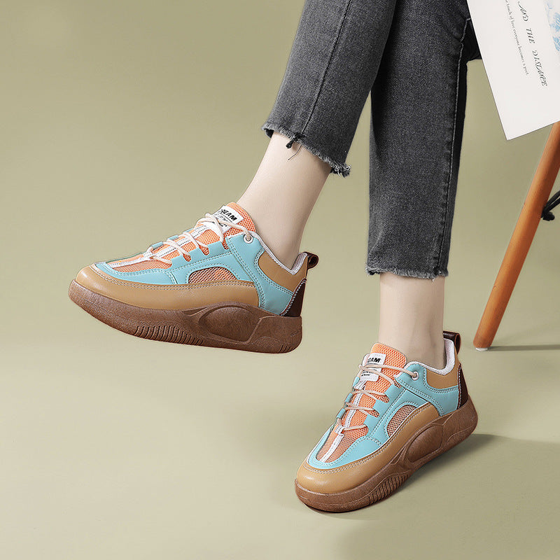 Damen Sportliche Sneakers mit ergonomischer Fußbettgestaltung und vibrierender Laufsohle EB