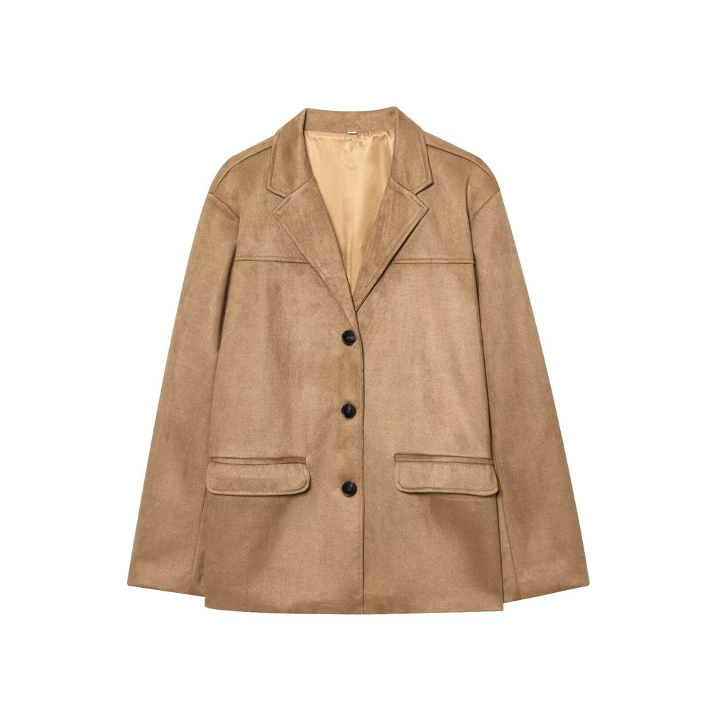 Damen eleganter und modischer Blazer mit praktischen Taschen EB